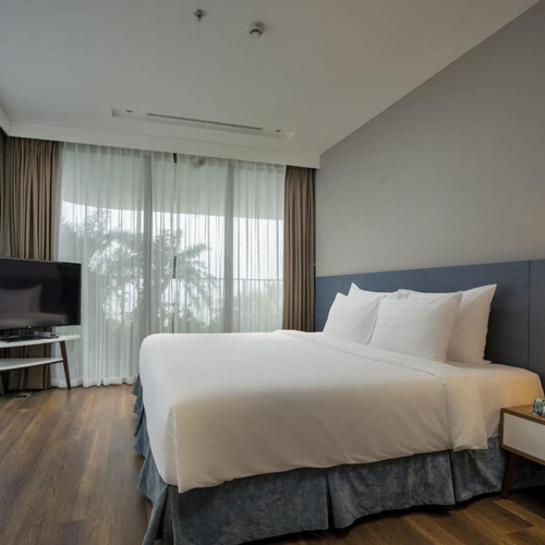 Giá căn hộ 3 phòng ngủ Flamingo cát bà view hướng biển